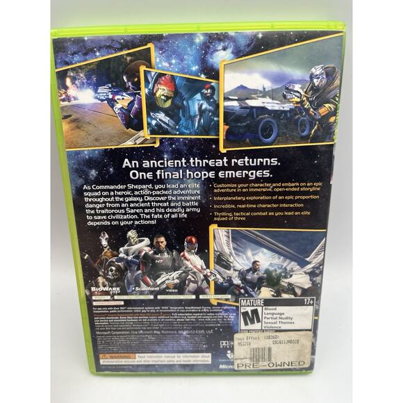 Mass Effect For Xbox 360 (2007) Complete In Box - Picture 2 of 6